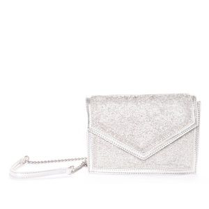 Diamonds Rhinestone Bag - Silver
